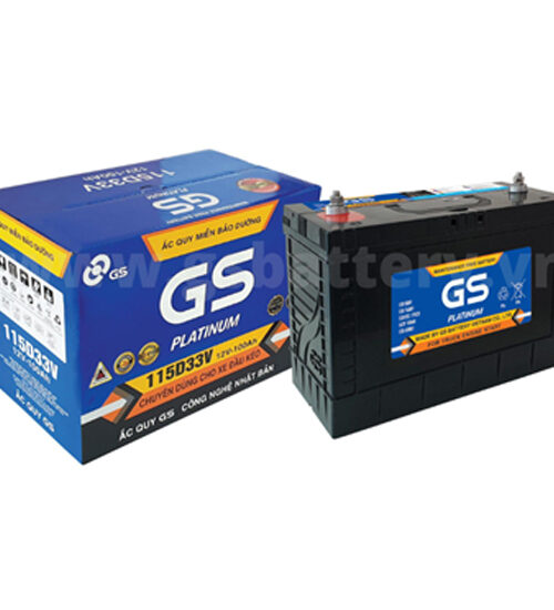 ẮC QUY GS MF 115D33V (12V,100AH)