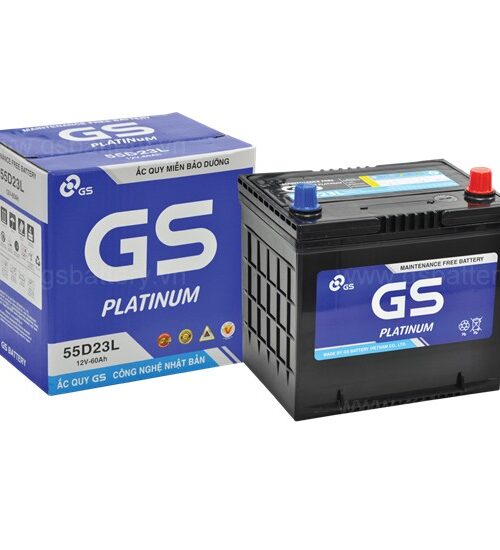 ẮC QUY GS MF 55D23L (12V,60AH)