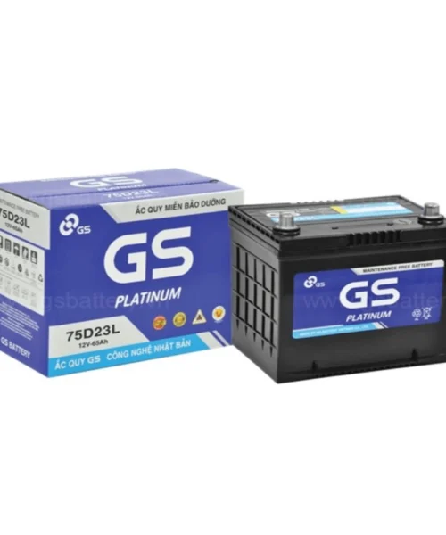 ẮC QUY GS MF 75D23L (12V,65AH)