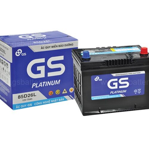 ẮC QUY GS MF 85D26L (12V,75AH)