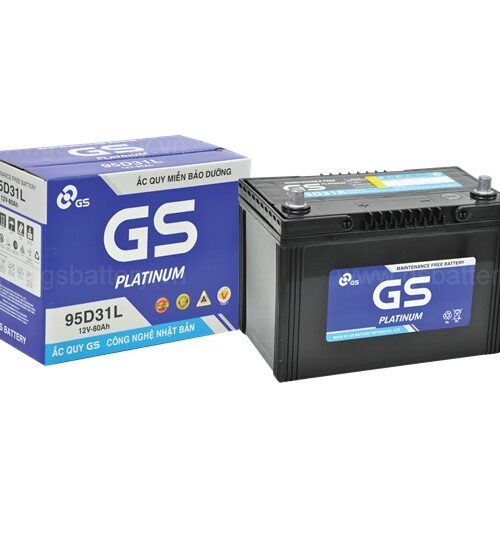 ẮC QUY GS MF 95D31L (12V,80AH)