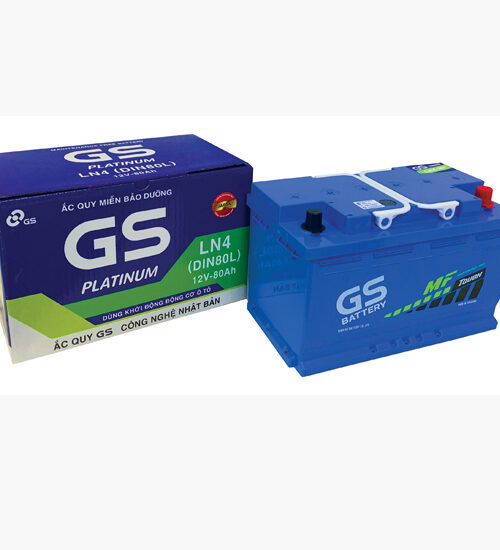 ẮC QUY GS MF DIN80L-LN4 (12V,80AH)