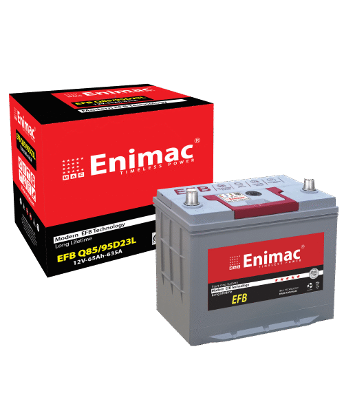 ẮC QUY ENIMAC EFB Q85/95D23L (12V,65AH)