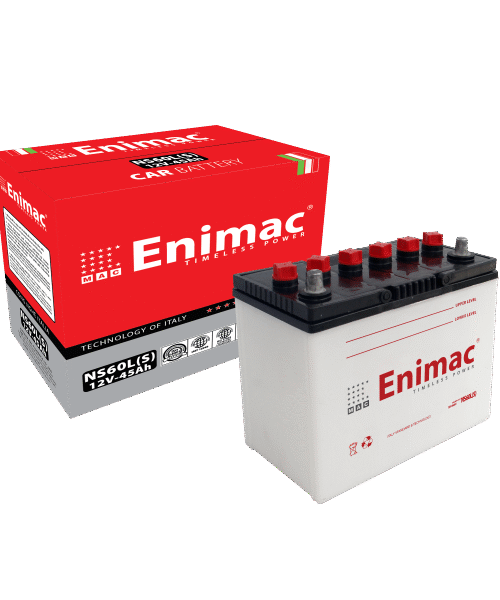 ẮC QUY ENIMAC NS60L(S) (12V,45AH)