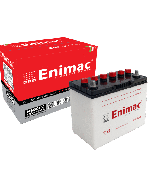 ẮC QUY ENIMAC NS60SR (12V,45AH)