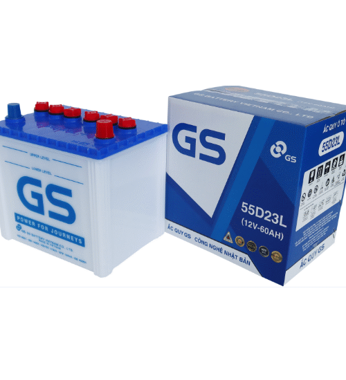 ẮC QUY GS 55D23L (12V,60AH)